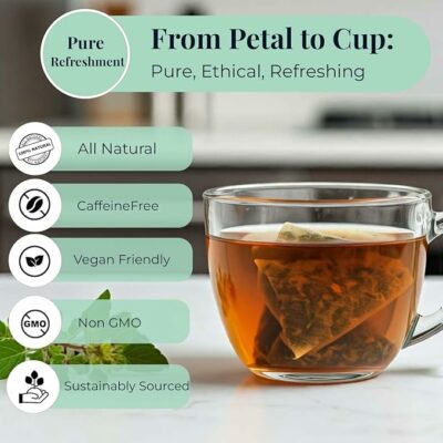 50 Holy Basil Tea Bags Pure Holy Basil Tulsi Tea 100% Natural Holy basil Leaves