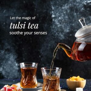 50 Holy Basil Tea Bags Pure Holy Basil Tulsi Tea 100% Natural Holy basil Leaves