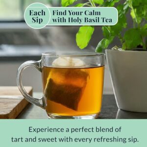 50 Holy Basil Tea Bags Pure Holy Basil Tulsi Tea 100% Natural Holy basil Leaves