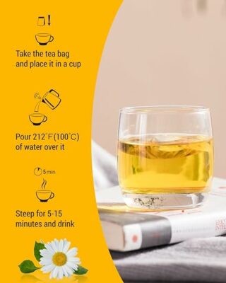 Bedy Chamomile Tea Relaxing & Calming 120 Teabags