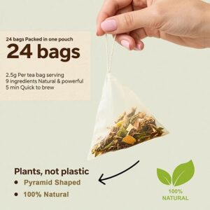 AnderHerbs Blood Sugar Support Tea Suitable for Hot & Cold Brewing