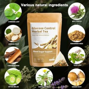 AnderHerbs Blood Sugar Support Tea Suitable for Hot & Cold Brewing