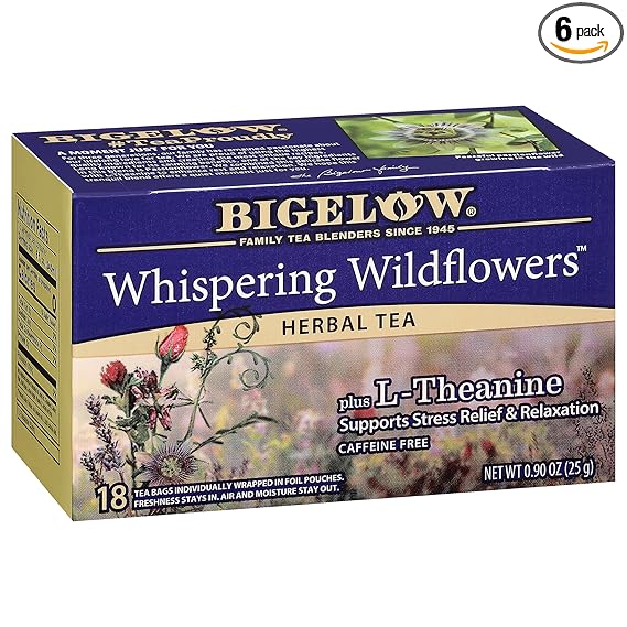 Bigelow Whispering Wildflowers Herbal Tea 18 Tea Bags