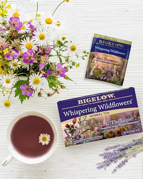 Bigelow Whispering Wildflowers Herbal Tea 18 Tea Bags