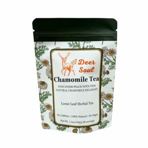 Deer Soul Chamomile Herbal Tea 100% Chamomile Flowers Loose Leaf