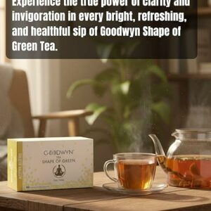 Goodwyn Pure Green Tea Bags 200 Individually Wrapped Tea Bags