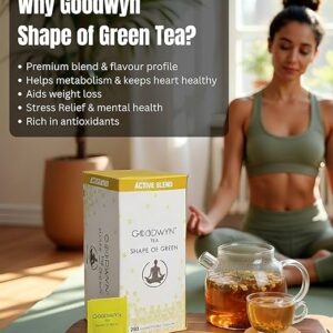 Goodwyn Pure Green Tea Bags 200 Individually Wrapped Tea Bags