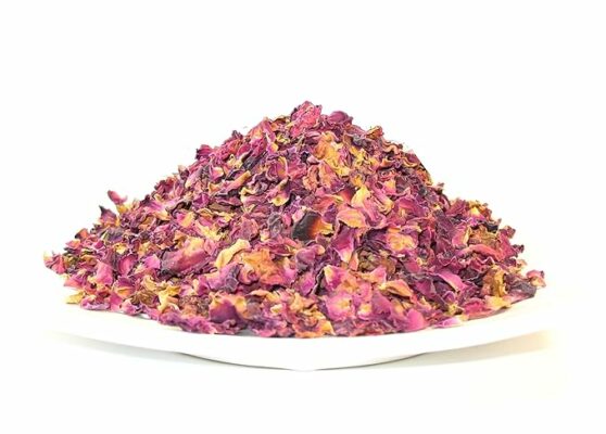 Greenhilltea Premium Dried Rose Petals Rose Tea 4 OZ
