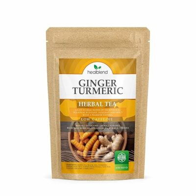 Healblend Ginger Turmeric Herbal Tea 4 oz Loose Leaf