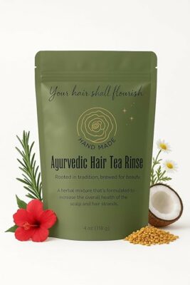 Herbal Crown & Roots Hair Tea Rinse Natural Scalp and Root Strengthening Treatment