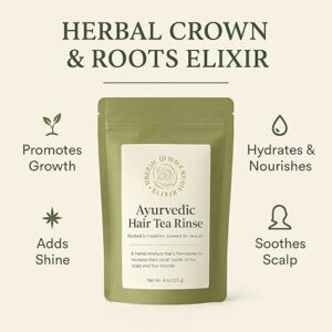 Herbal Crown & Roots Hair Tea Rinse Natural Scalp and Root Strengthening Treatment