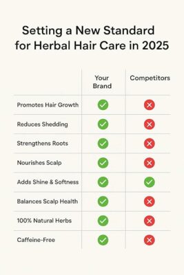 Herbal Crown & Roots Hair Tea Rinse Natural Scalp and Root Strengthening Treatment