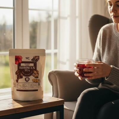 Hibiscus Tea 100 Teabags Natural hibiscus flower Tea