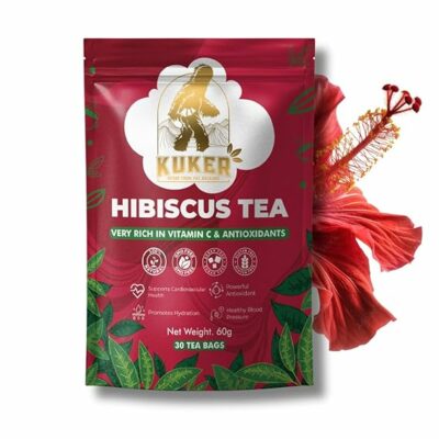 Hibiscus Tea 30 Tea Bags Premium Hibiscus Flower Herbal Tea