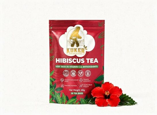 Hibiscus Tea 30 Tea Bags Premium Hibiscus Flower Herbal Tea