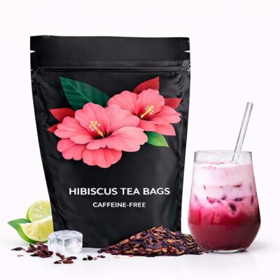 Hibiscus Tea Natural Hibiscus Flowers Herbal Tea Organic 30 Bags