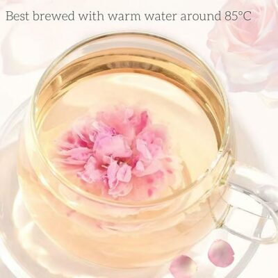 HoolySeek Dried Rose Buds Edible Flowers for Rose Tea 12g