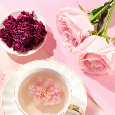 HoolySeek Dried Rose Buds Edible Flowers for Rose Tea 12g