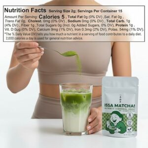 ISSA MATCHA! Ceremonial Grade Matcha Green Tea Powder