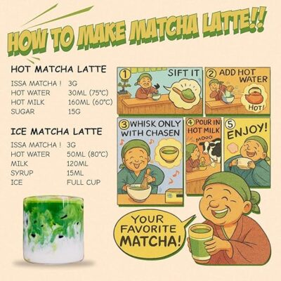 ISSA MATCHA! Ceremonial Grade Matcha Green Tea Powder