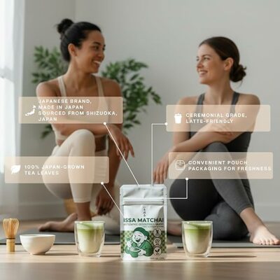 ISSA MATCHA! Ceremonial Grade Matcha Green Tea Powder