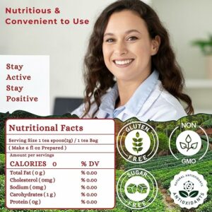 KRIHAN Organic Arjuna Herbal Tea 40 Tea Bags Blood Pressure Support