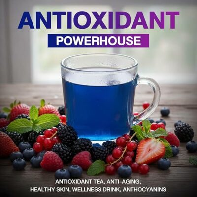 Lam Tae Pure Butterfly Pea Flower Tea Blue Tea Naturally Grown Thai Herbal Tea