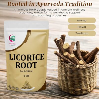 Licorice Root 1 LB Cut and Sifted 100% Pure & Natural Dried Licorice Root