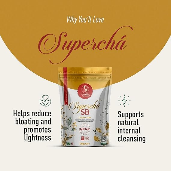 MDTea Superchá Natural Herbal Tea Blend Green Tea
