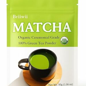 Organic Matcha Ceremonial Grade 100% Pure Green Tea Powder