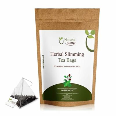 Pyramid Tea Bags Caffeine Free 100% Natural Ingredients 50 Tea Bags