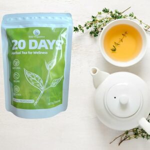 R&J Organica 20-Day Slim & Detox Herbal Tea 20 Tea Bags