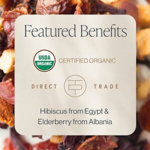 Rishi Tea Hibiscus Berry Herbal Tea 10+ Servings