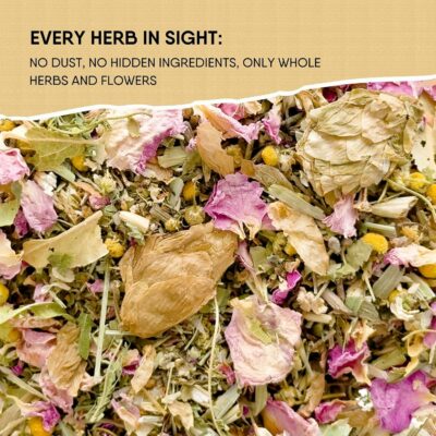 Sleep Aid Herbal Tea Organic Calming Blend with Lemon Balm