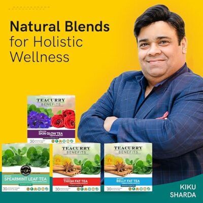 TEACURRY Hair Care Tea 30 Tea Bags Helps with Hair Growth