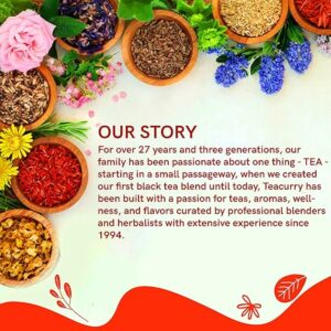 TEACURRY Hair Care Tea 30 Tea Bags Helps with Hair Growth