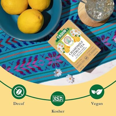 Tadin Chamomile Citrus Herbal Tea 24 Tea Bags