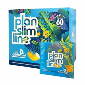 Té Guaraní Plan Slim Line Herbal Infusion Green Tea 60 Tea Bags