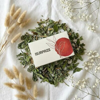 iSurprizeTeas Premium Peppermint Tea 100% Pure Whole Mint Leaves