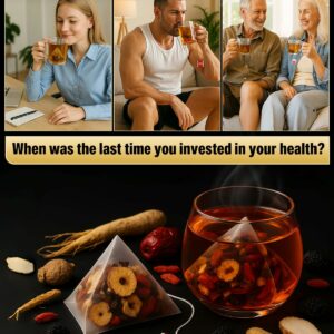 Kidney Tea Ginseng Six Treasure Tea for Men & Women 7 Precious Natural Ingredients Formula 25 Teabags