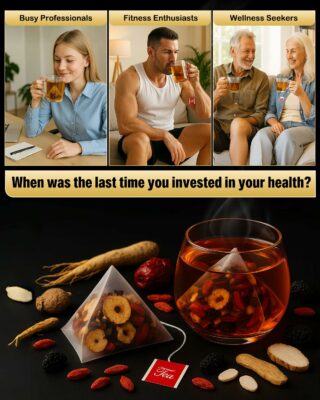 Kidney Tea Ginseng Six Treasure Tea for Men & Women 7 Precious Natural Ingredients Formula 25 Teabags