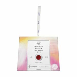 ALTDIF Hibiscus Papaya Day Melody Herbal Tea Bag Set for Relaxation and Focus 8 Teabags