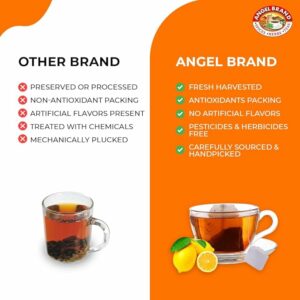 Angel Brand Green Tea for Energy and Refreshment Rich in Nutrients 25 Teabags