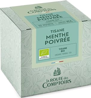 Cafes Richard Organic Peppermint Herbal Tea 40 Teabags