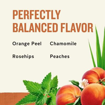 Celestial Seasonings Country Peach Passion Herbal Tea 20 Tea Bags