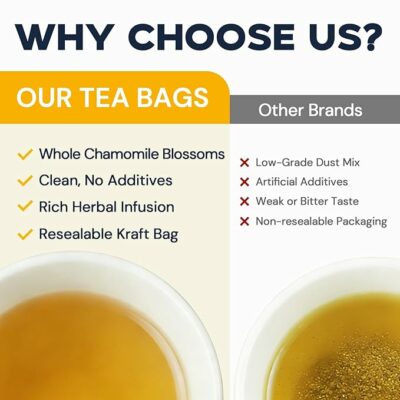 Chamomile Tea Bags Chamomile Flower Herbal Tea 50 Teabags