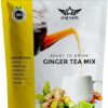 Ginger Turmeric Tea Mix Refreshing Blend of Decaf Green Tea 50 Servings