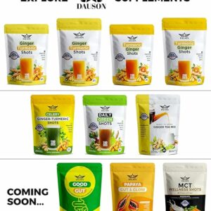 Ginger Turmeric Tea Mix Refreshing Blend of Decaf Green Tea 50 Servings