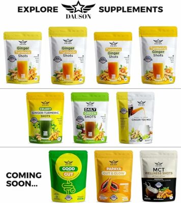Ginger Turmeric Tea Mix Refreshing Blend of Decaf Green Tea 50 Servings