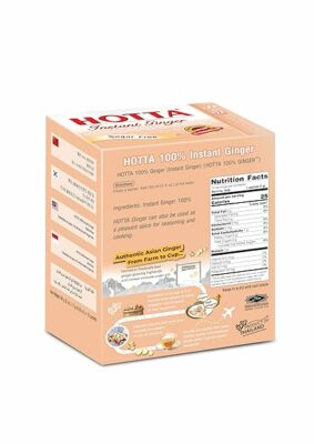 HOTTA Instant 100% Ginger Drink Powder 12 Sachets